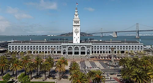Ferry Building in San Francisco, Station 8 auf dem selbstgeführten Stadtrundgang