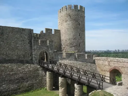 Kalemegdan Fortress in Belgrade, stop 9 on the self-guided walking tour