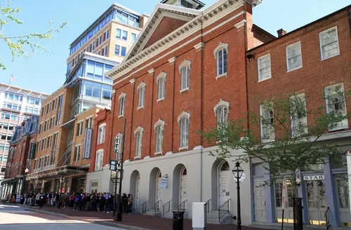 Ford's Theatre in Washington, D.C., Station 6 auf dem selbstgeführten Stadtrundgang