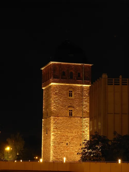 Roter Turm (Red Tower) in Chemnitz, stop 5 on the self-guided walking tour