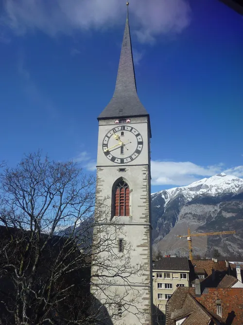 Martinskirche in Chur, stop 8 on the self-guided walking tour