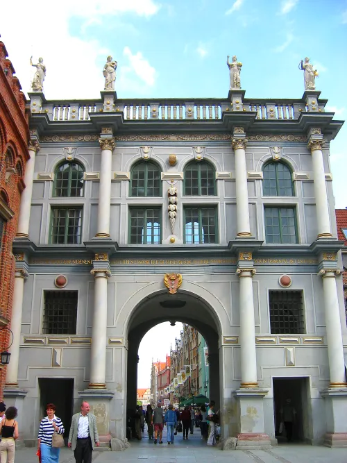Langgassertor in Danzig, Station 1 auf dem selbstgeführten Stadtrundgang