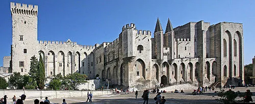 Papstpalast in Avignon, Station 4 auf dem selbstgeführten Stadtrundgang
