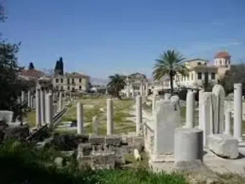 Roman Agora in Athens, stop 3 on the self-guided walking tour