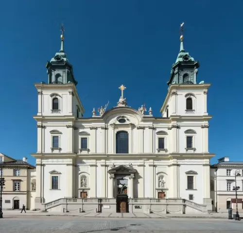 Heilig-Kreuz Kirche in Warschau, Station 2 auf dem selbstgeführten Stadtrundgang