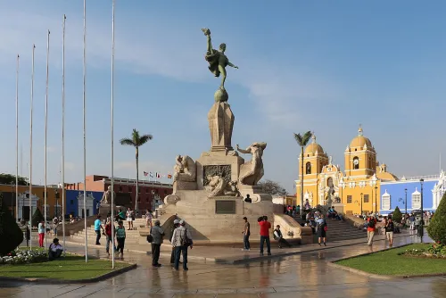 Monumento a la Libertad in Trujillo, stop 2 on the self-guided walking tour