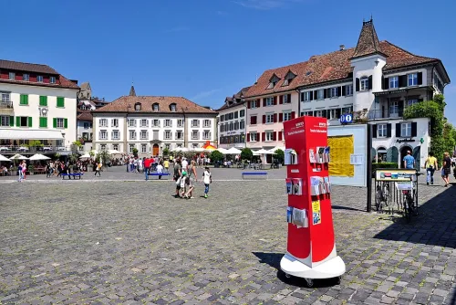 Fischmarktplatz in Rapperswil, stop 2 on the self-guided walking tour