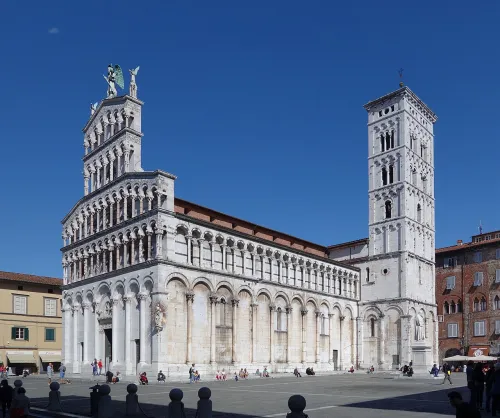 San Michele in Foro in Lucca, Station 2 auf dem selbstgeführten Stadtrundgang