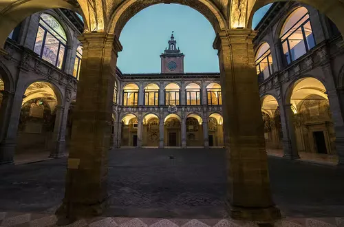 Palazzo dell’Archiginnasio in Bologna, Station 3 auf dem selbstgeführten Stadtrundgang