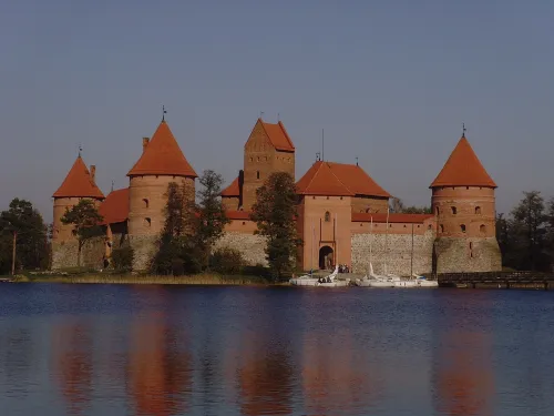 Trakai Island Castle, stop 5 on the self-guided walking tour