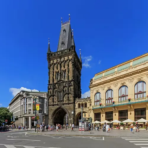 Prager Pulverturm, Station 13 auf dem selbstgeführten Stadtrundgang