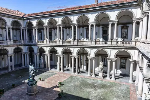 Pinacoteca di Brera in Milan, stop 4 on the self-guided walking tour