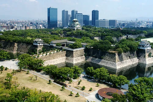 Osaka Castle Park, Station 2 auf dem selbstgeführten Stadtrundgang