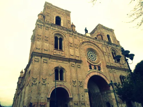 Catedral de la Inmaculada Concepción in Cuenca, Ecuador, stop 2 on the self-guided walking tour