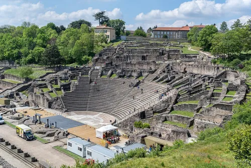 Gallo-römisches Theater in Lyon, Station 2 auf dem selbstgeführten Stadtrundgang
