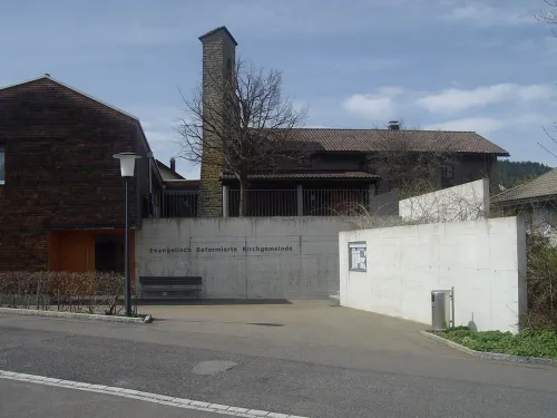 Reformierte Kirche Einsiedeln, Station 4 auf dem selbstgeführten Stadtrundgang