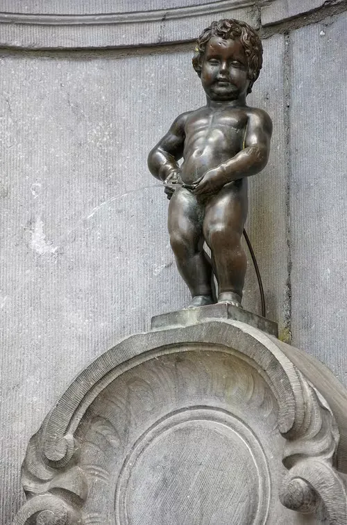 Manneken Pis in Brüssel, Station 11 auf dem selbstgeführten Stadtrundgang