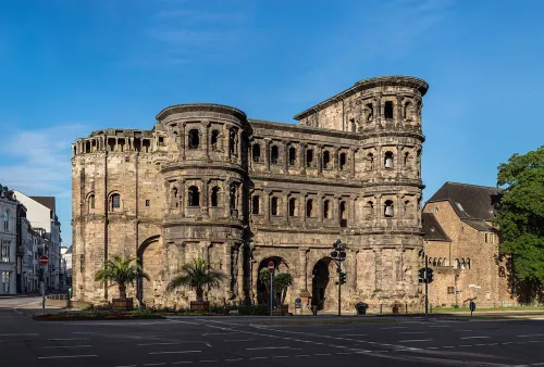 Porta Nigra in Trier, Station 1 auf dem selbstgeführten Stadtrundgang