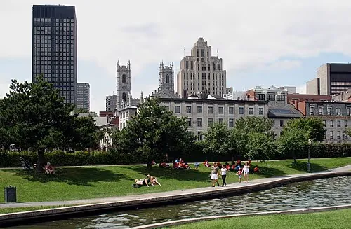 Vieux-Montréal in Montreal, Station 8 auf dem selbstgeführten Stadtrundgang