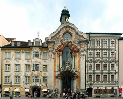 Asamkirche in Munich, stop 11 on the self-guided walking tour