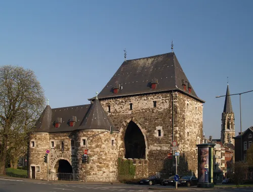 Ponttor in Aachen, Station 5 auf dem selbstgeführten Stadtrundgang