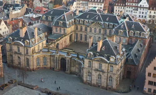Palais Rohan in Straßburg, Station 8 auf dem selbstgeführten Stadtrundgang