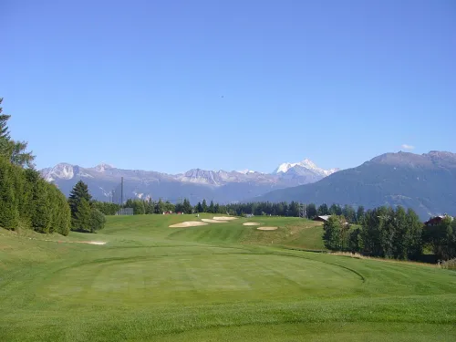Golf Club Crans-sur-Sierre in Crans-Montana, Station 3 auf dem selbstgeführten Stadtrundgang