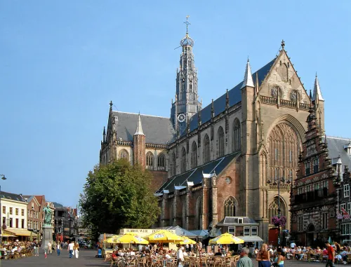 Grote Kerk (St. Bavo Church) in Haarlem, stop 5 on the self-guided walking tour