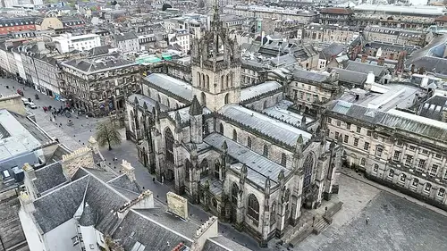 St Giles' Cathedral in Edinburgh, Station 6 auf dem selbstgeführten Stadtrundgang
