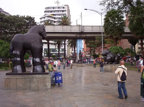 Plaza Botero in Medellín, Station 5 auf dem selbstgeführten Stadtrundgang