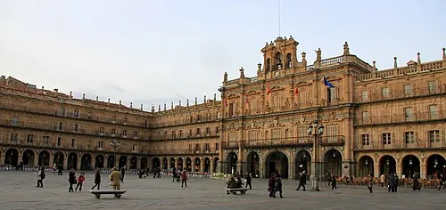 Plaza Mayor in Salamanca, stop 1 on the self-guided walking tour
