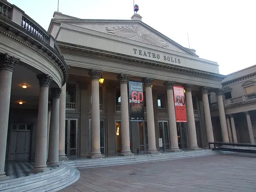 Teatro Solís in Montevideo, stop 12 on the self-guided walking tour