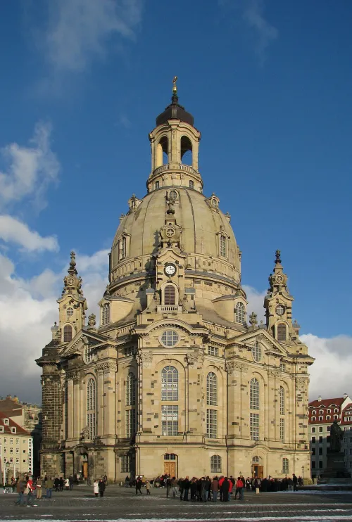 Frauenkirche in Dresden, Station 2 auf dem selbstgeführten Stadtrundgang