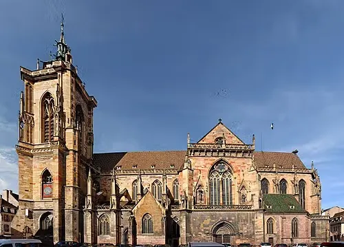 Cathédrale Saint-Martin in Colmar, stop 4 on the self-guided walking tour