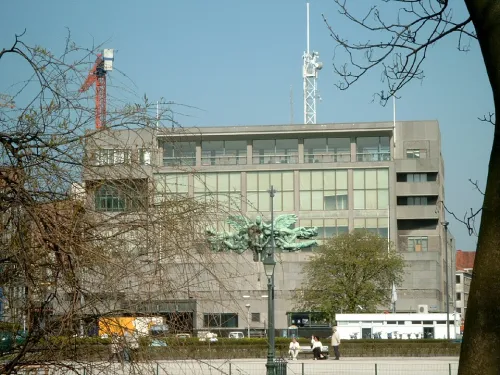 De Grote Post Cultural Centre in Ostend, stop 4 on the self-guided walking tour