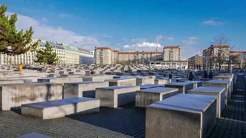 Memorial to the Murdered Jews of Europe in Berlin, stop 4 on the self-guided walking tour
