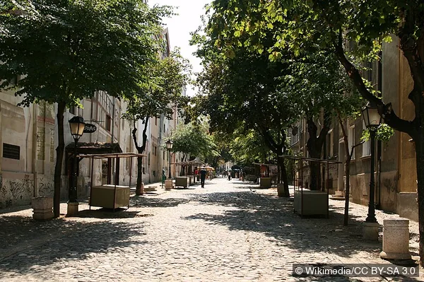 Bajloni Market in Belgrade, stop 6 on the self-guided walking tour