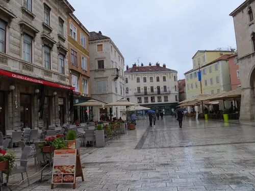 People's Square in Split, stop 4 on the self-guided walking tour