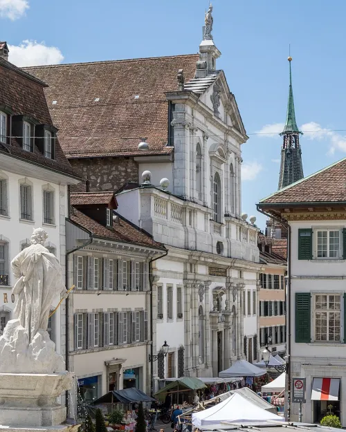 Jesuitenkirche in Solothurn, stop 5 on the self-guided walking tour