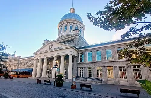 Marché Bonsecours in Montreal, Station 10 auf dem selbstgeführten Stadtrundgang