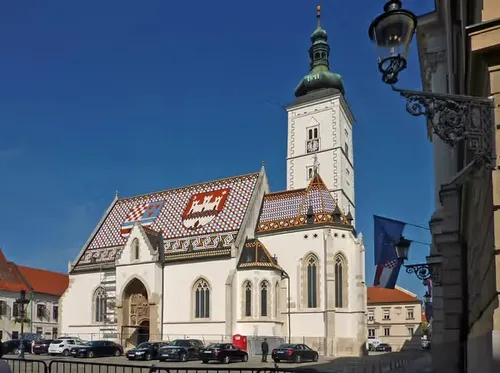 St.-Markus-Kirche in Zagreb, Station 5 auf dem selbstgeführten Stadtrundgang