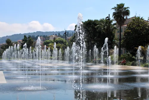Promenade du Paillon in Nice, stop 7 on the self-guided walking tour