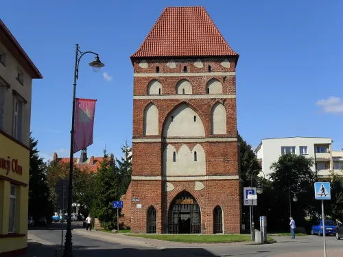 Töpfertor in Marienburg, Station 6 auf dem selbstgeführten Stadtrundgang