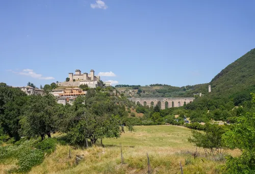 Ponte delle Torri in Spoleto, Station 8 auf dem selbstgeführten Stadtrundgang