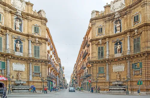 Quattro Canti in Palermo, Station 4 auf dem selbstgeführten Stadtrundgang