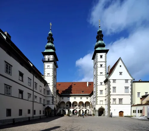 Landhaus Klagenfurt, Station 3 auf dem selbstgeführten Stadtrundgang