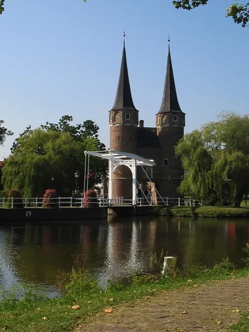 Oostpoort in Delft, Station 6 auf dem selbstgeführten Stadtrundgang