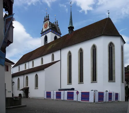 Stadtkirche Aarau, stop 3 on the self-guided walking tour