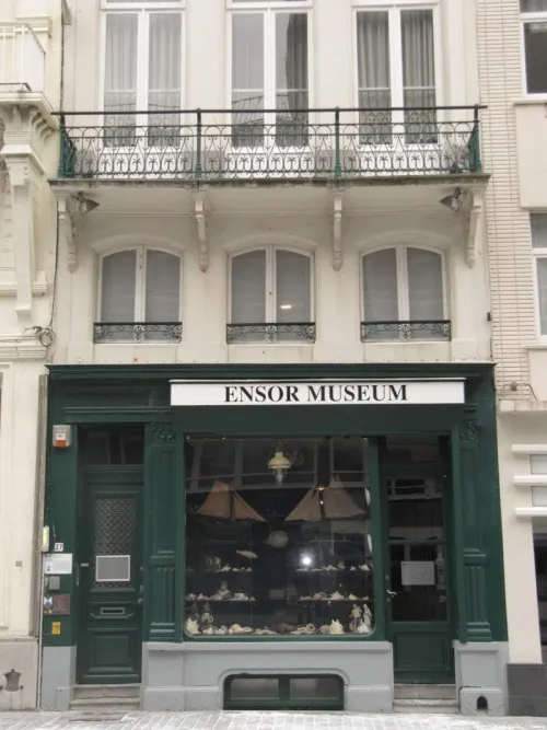 James Ensor House in Ostend, stop 3 on the self-guided walking tour