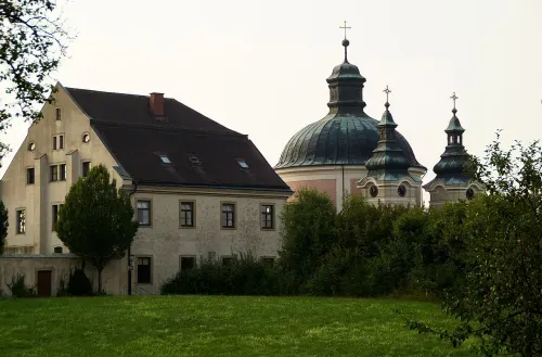 Christkindlkirche in Steyr, stop 8 on the self-guided walking tour